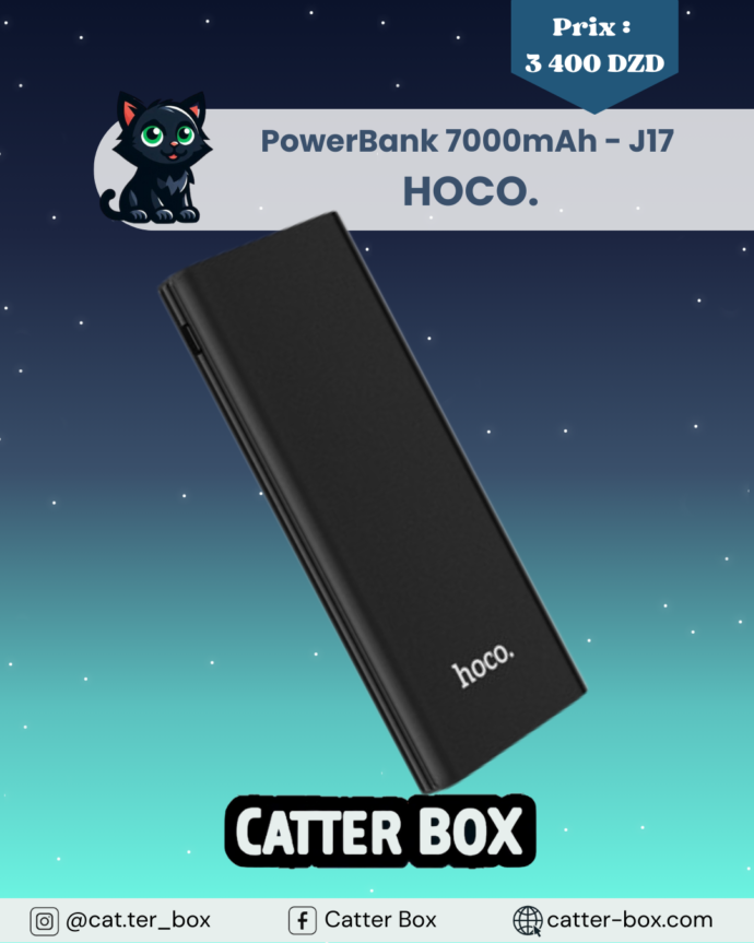 PowerBank 7000mAh - J17 h HOCO - باور بانك – Image 5