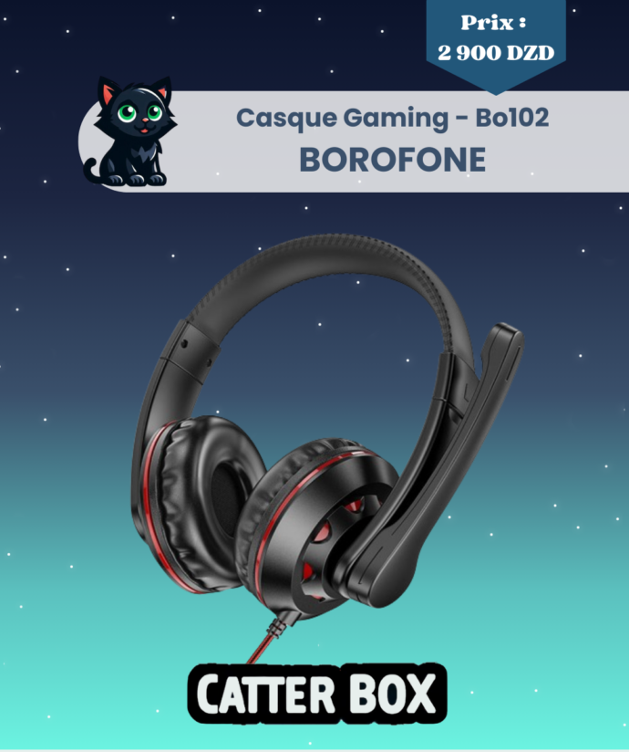 Casque écouteurs Gaming – BO102 – BOROFONE - سماعة ألعاب – Image 5